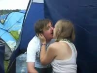 Naughty incest siblings make out in public